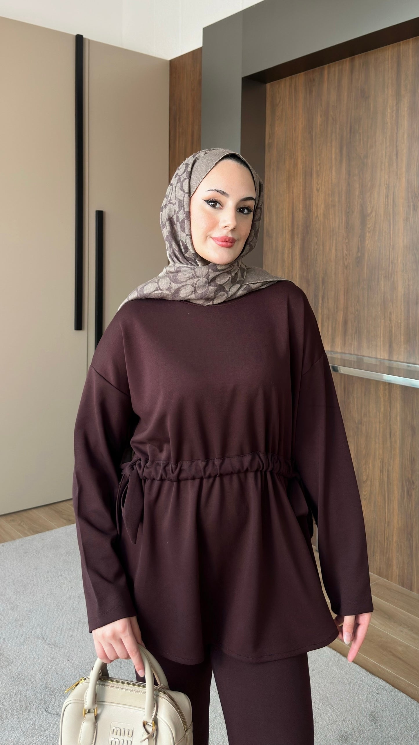 Rita Oysho Takım Kahverengi