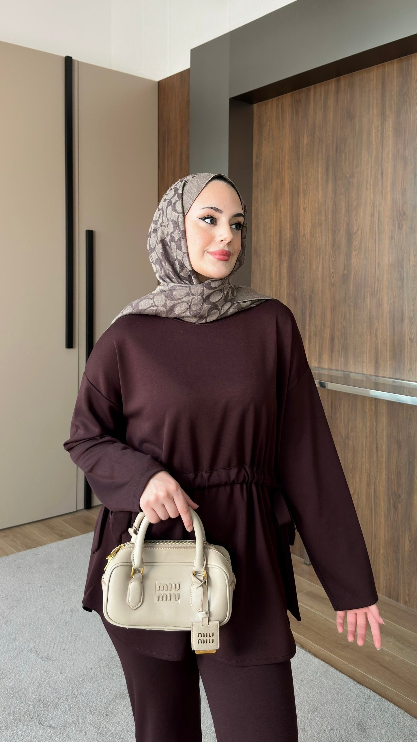 Rita Oysho Takım Kahverengi