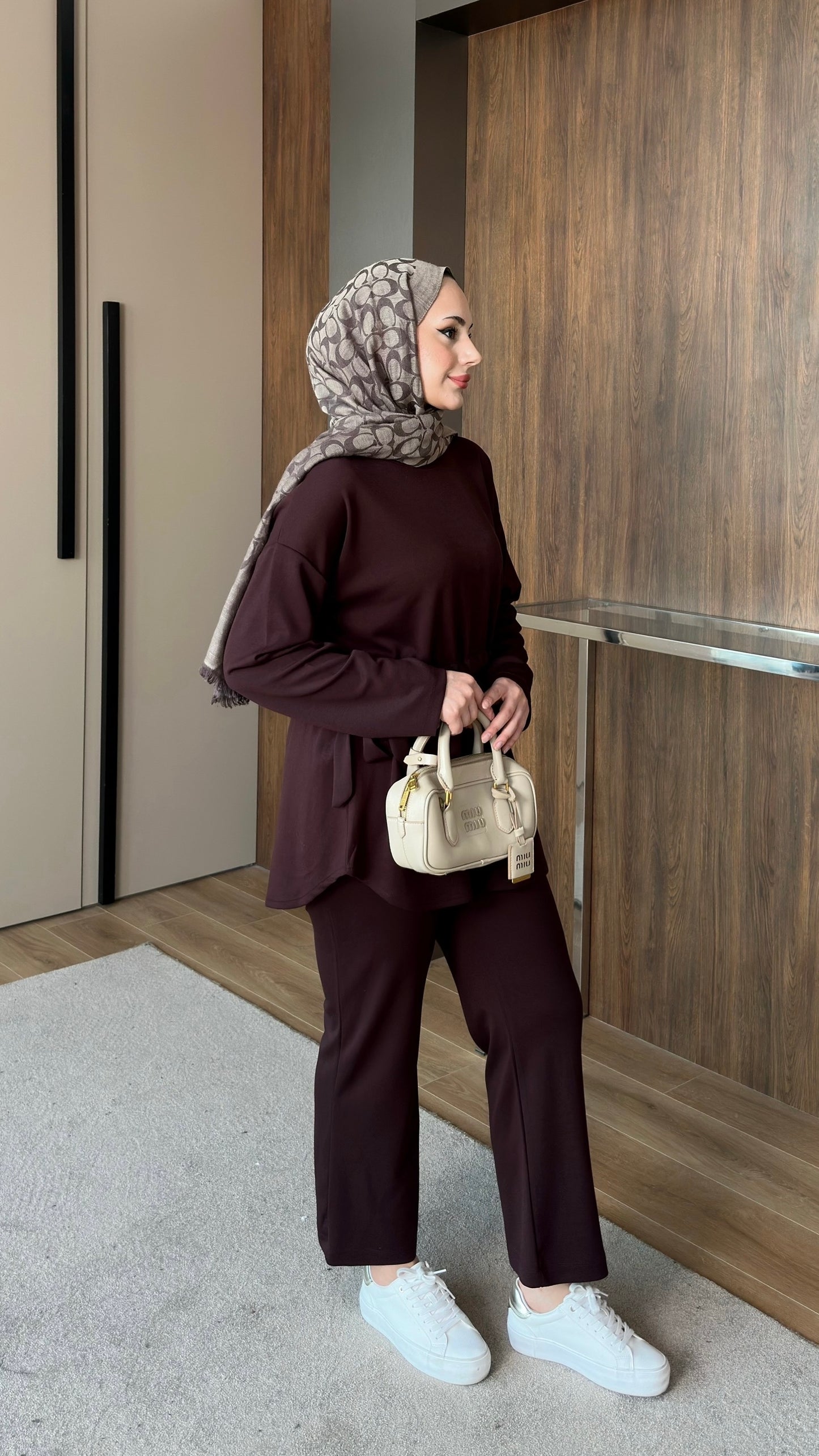 Rita Oysho Takım Kahverengi